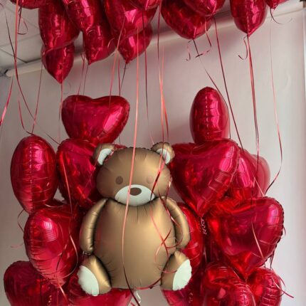 Шар мишка и сердца